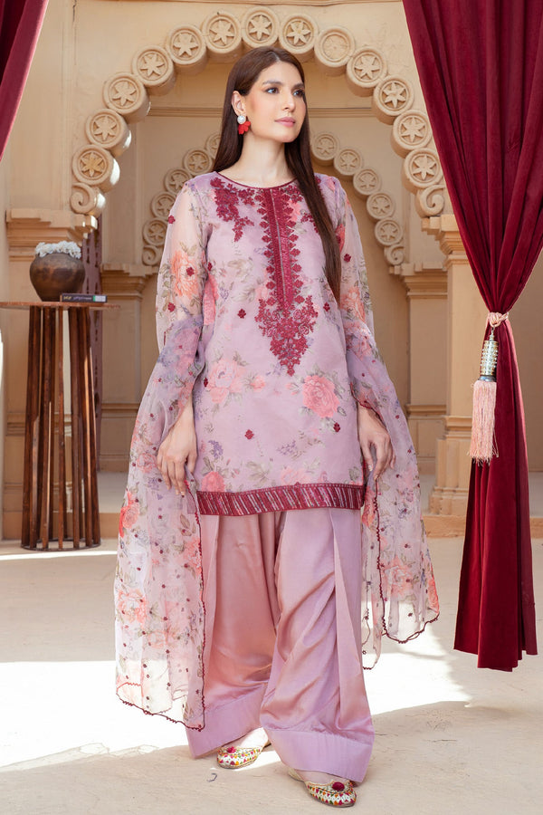 Mera Farshi Jora By Noorma Kaamal Stitched 3 Piece Exc Eid Vol-02 Collection'2025-NK-FS-08 - Pink
