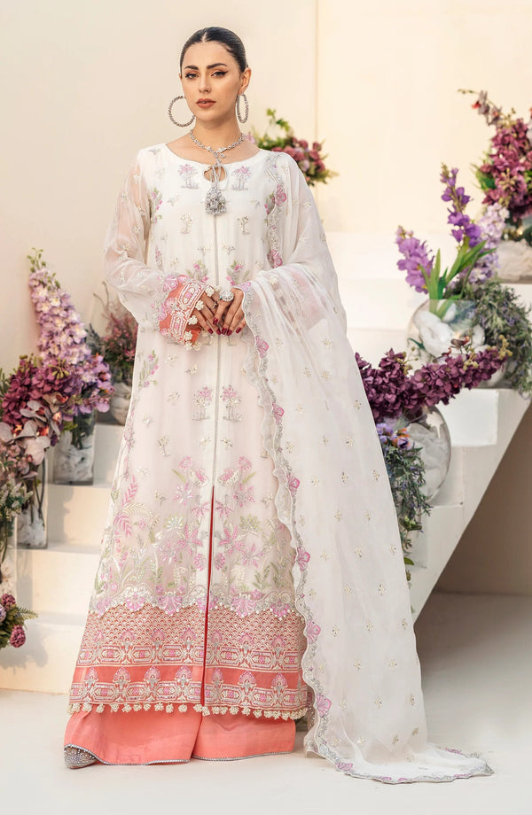 Zainab by Mashq Unstitched 3 Piece Luxury Chiffon Collection'2023-QFD-0063