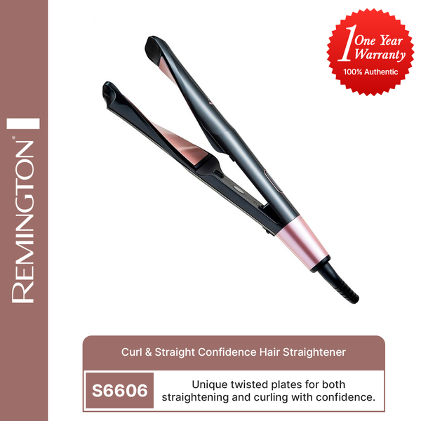 Remington- S6606 Curl & Straight Confidence Hair Straightener