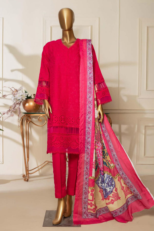 Bin Saeed Stitched 3 Piece Dhanak Winter Shawl Vol-03 Collection'2022-SM-029-Atishi