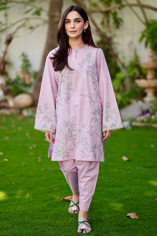 Sahar Stitched 2 Piece Pret Essentials Collection'2025- SSEC-V2-RR-01 - Lilac