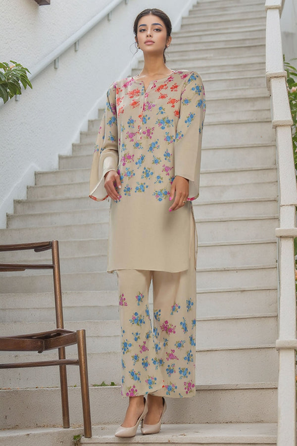 Sada Bahar Stitched 2 Piece Mid Summer Co Ords Lawn Collection'2024-D-5052-Skin