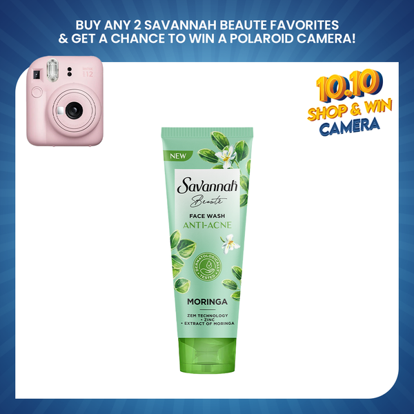 Savannah - Moringa For Anti Acne Facewash 100 Ml