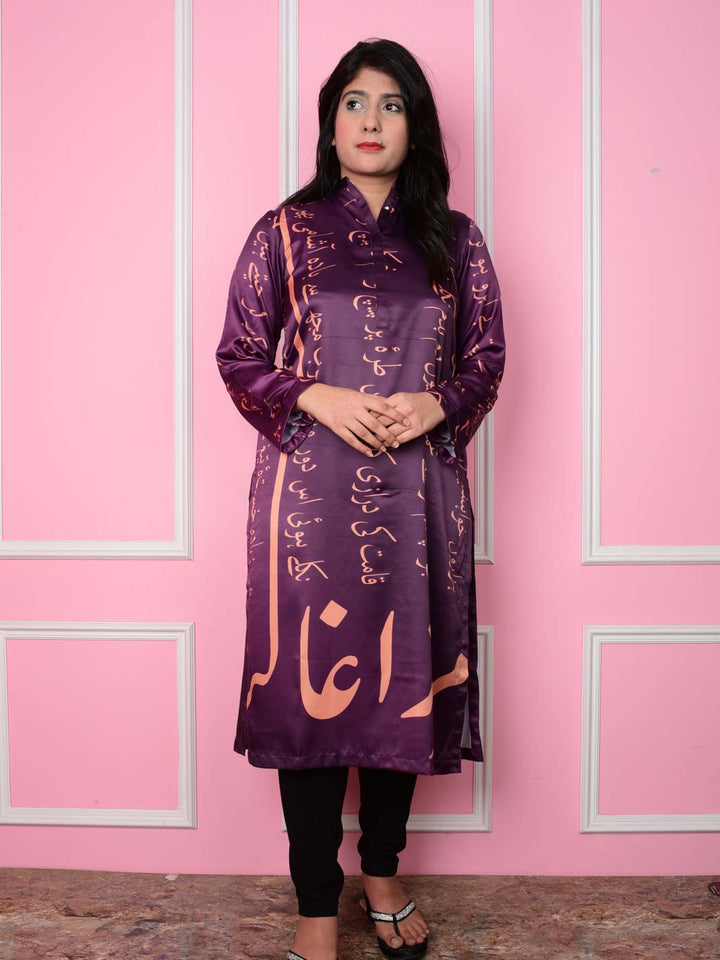 ghalib ki khuahish shirt (silk) womens
