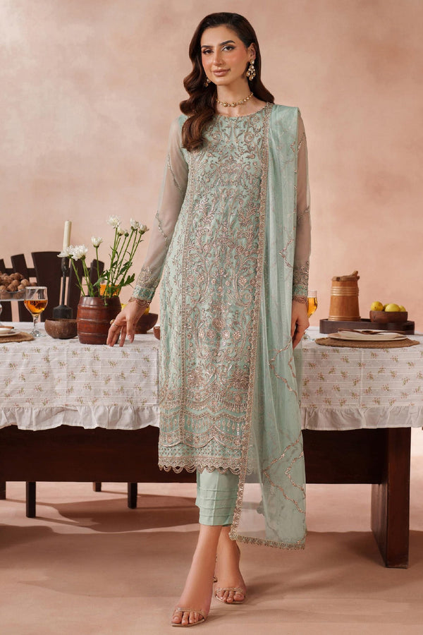 Mahrosh By Zarif Unstitched 3 Piece Formals Collection'2025-Muf-05-Zarqa - Green
