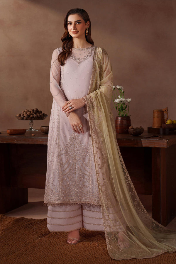 Mahrosh By Zarif Unstitched 3 Piece Formals Collection'2025-Muf-06 Zinoor - Pink