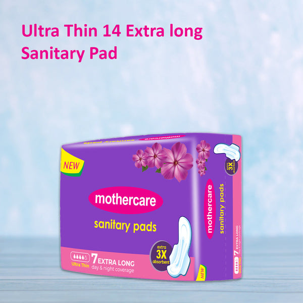 Mothercare- Ultra Thin 14 Extra long Sanitary Pad - FOC