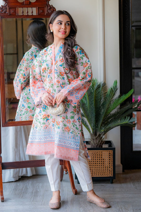 Selene By Sahar Unstitched 1 Piece Printed Lawn Vol-02 Collection'2025-SL-25-V1-04 - Multi