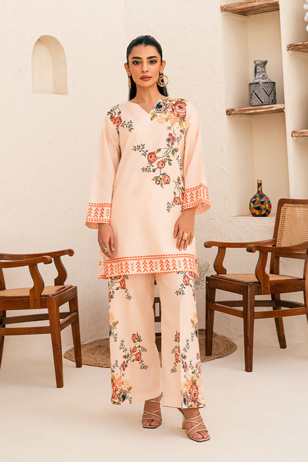 Amal Stitched 2 Piece Summer Cambric Collection-Dhalia