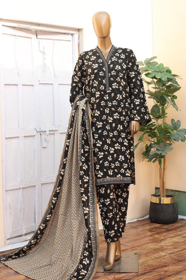 Bin Saeed Stitched 3 Piece Exclusive khaddar Vol-03 Collection'2024