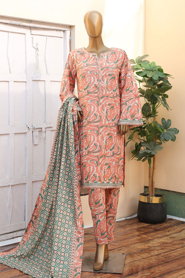 Bin Saeed Stitched 3 Piece Exclusive khaddar Vol-03 Collection'2024