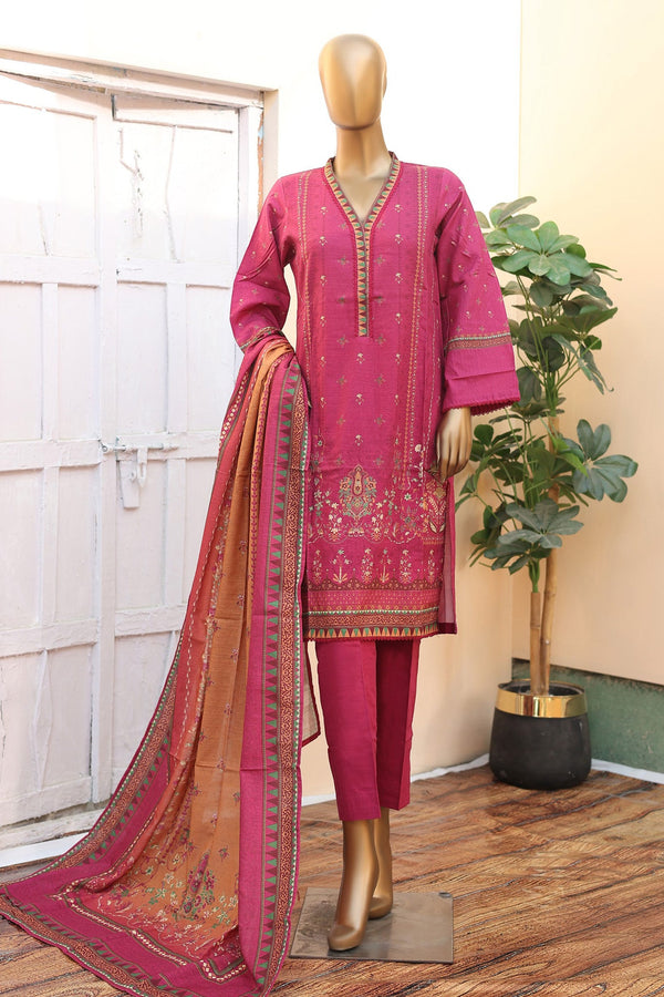 Bin Saeed Stitched 3 Piece Exclusive khaddar Vol-03 Collection'2024