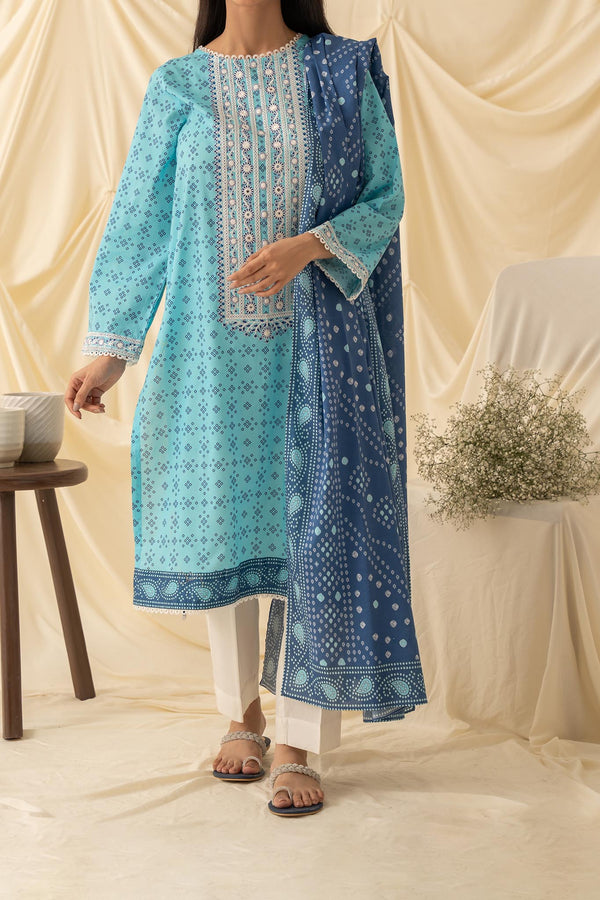 Zellbury Stitched 2 Piece Printed Lawn Vol-01 Collection'2024-WPS-711