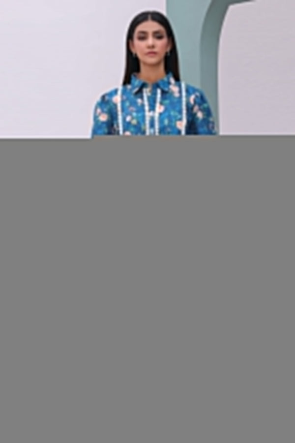 Zellbury Unstitched 2 Piece Digital Printed & Embroidered Cambric Collection'2024-WU-011