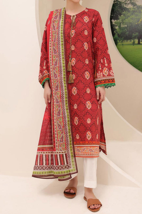 Zellbury Unstitched 2 Piece Digital Printed & Emb Lawn Vol-03 Collection'2024-WU-025