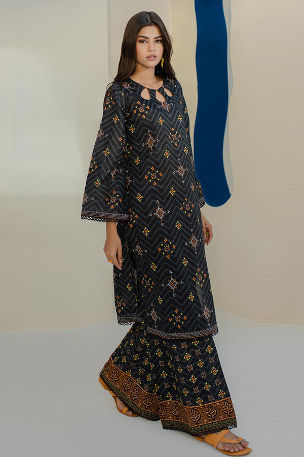 Zellbury Unstitched 2 Piece Digital Printed & Embroidered Cambric Collection'2024-WU-102