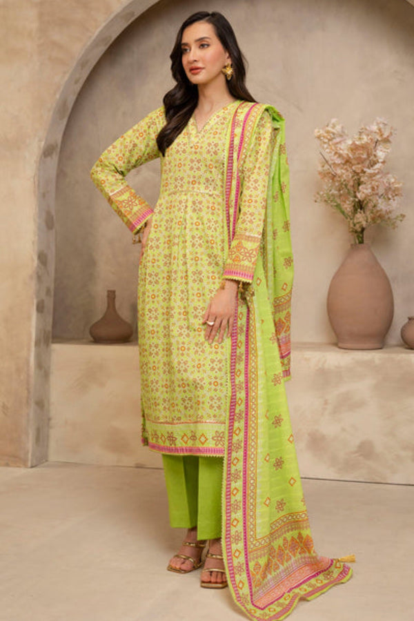Zellbury Unstitched 3 Piece Lawn Collection'2025-WU-1067 - Pista