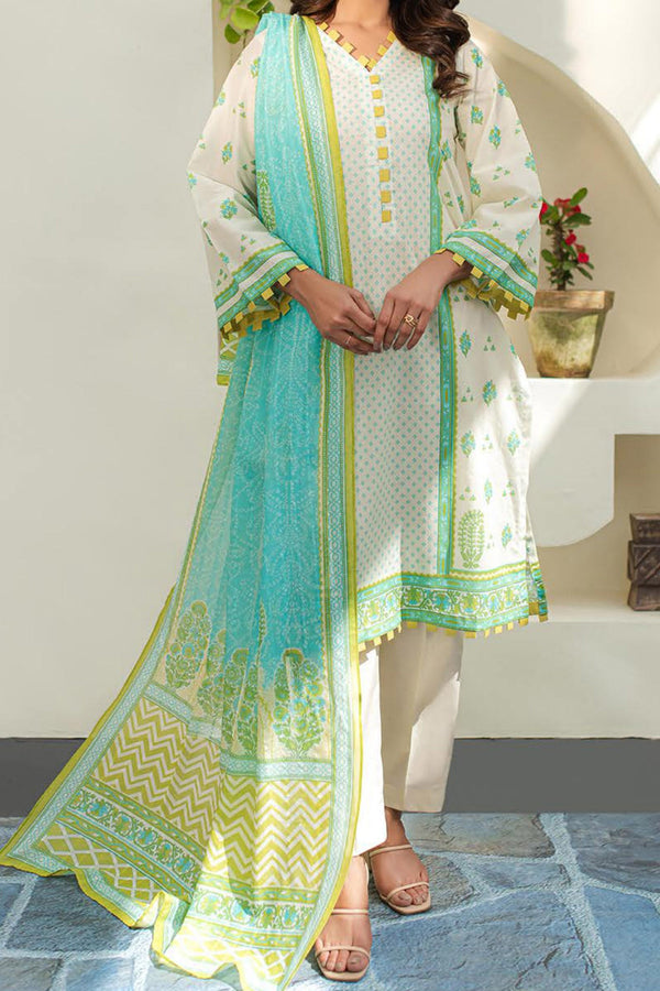 Zellbury Unstitched 2 Piece Digital Printed & Emb Lawn Vol-03 Collection'2024-WU-159