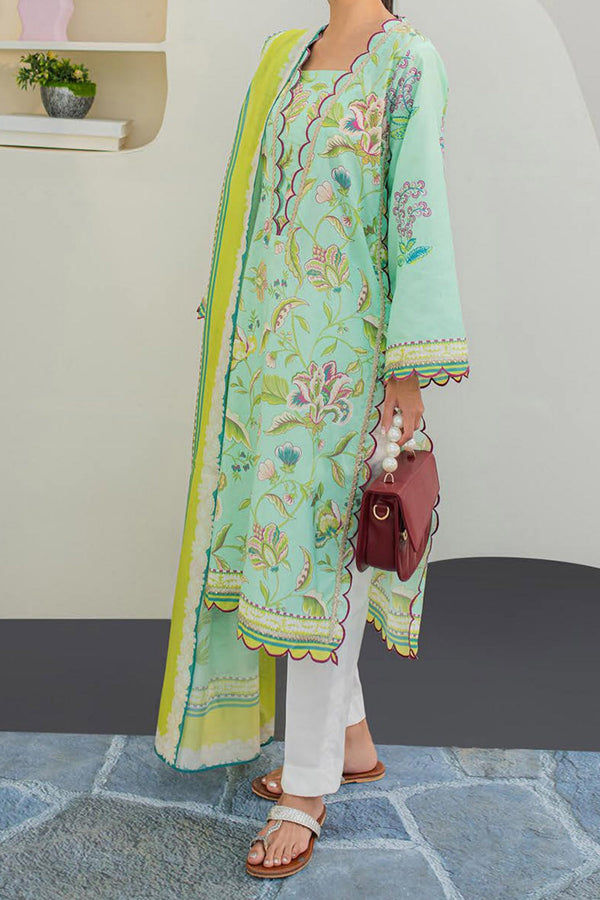 Zellbury Unstitched 2 Piece Digital Printed & Emb Lawn Vol-03 Collection'2024-WU-179