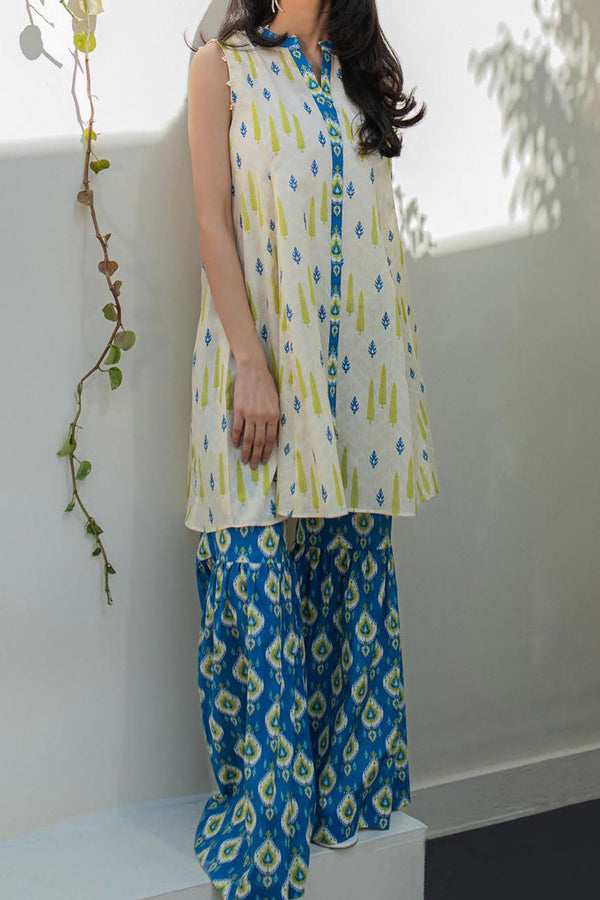 Zellbury Unstitched 2 Piece Digital Printed & Emb Lawn Vol-03 Collection'2024-WU-186