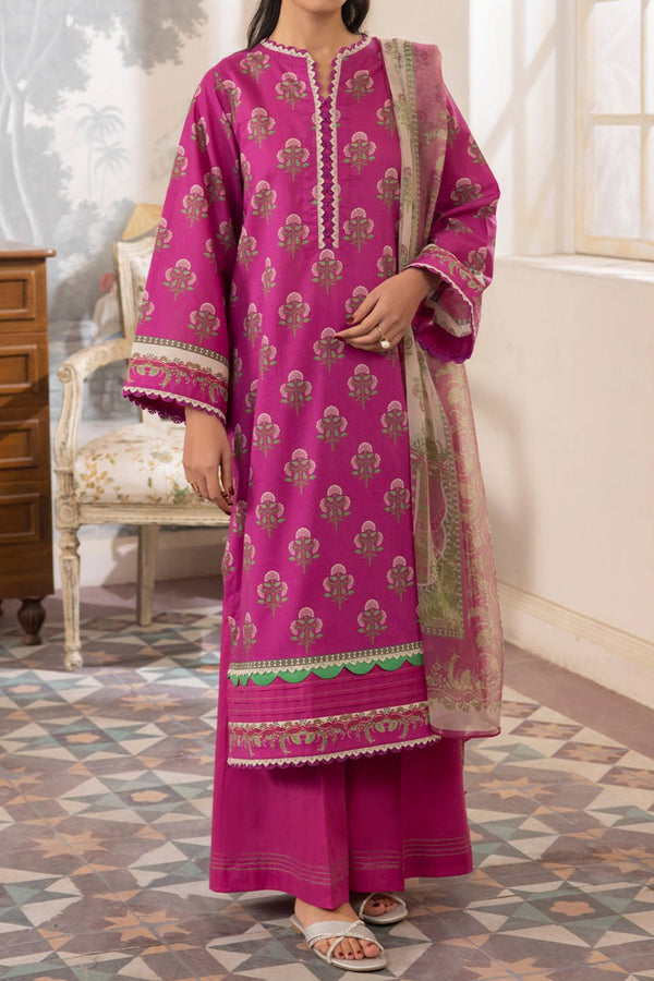 Zellbury Unstitched 3 Piece Emb & Printed Lawn Collection'2024-WU-626