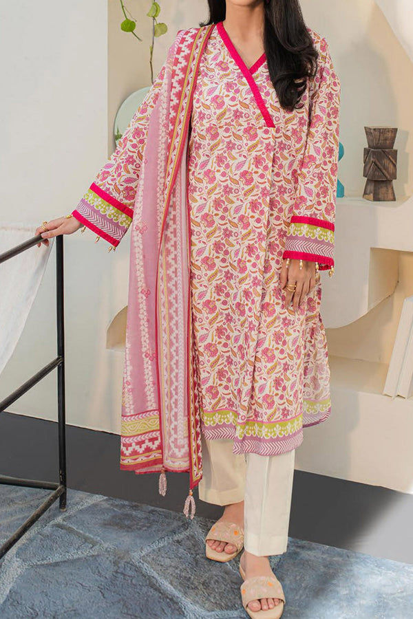 Zellbury Unstitched 2 Piece Digital Printed & Emb Lawn Vol-03 Collection'2024-WU-645