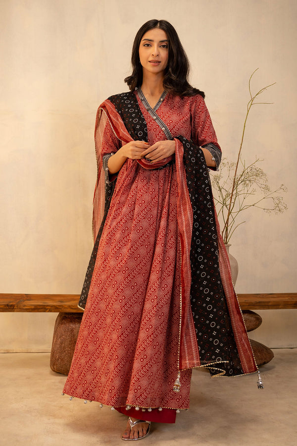 Zellbury Unstitched 3 Piece Summer Collection'2025-WUS-0033 - Rust