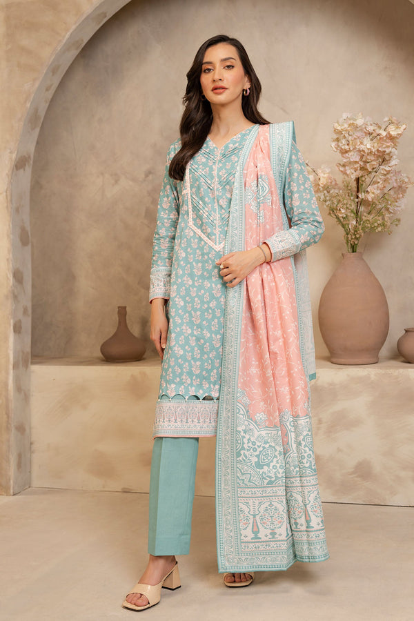 Zellbury Unstitched 3 Piece Summer Collection'2025-WUS-0046 - Sky