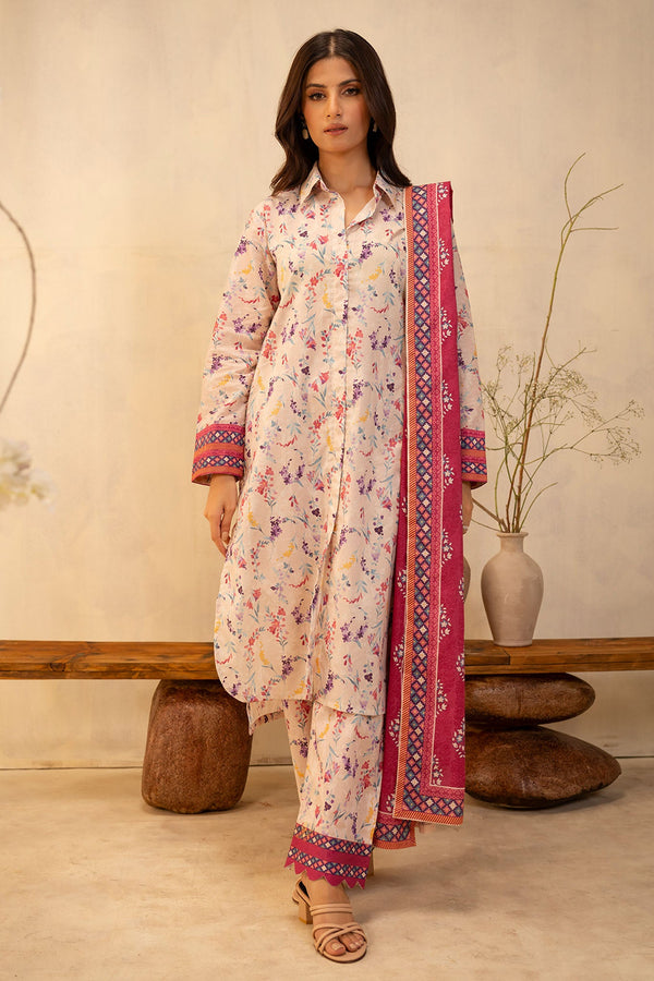 Zellbury Unstitched 3 Piece Summer Collection'2025-WUS-0054 - Multi