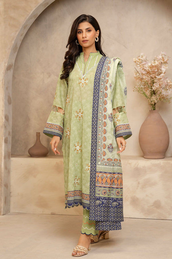 Zellbury Unstitched 3 Piece Summer Collection'2025-WUS-0066 - Pista