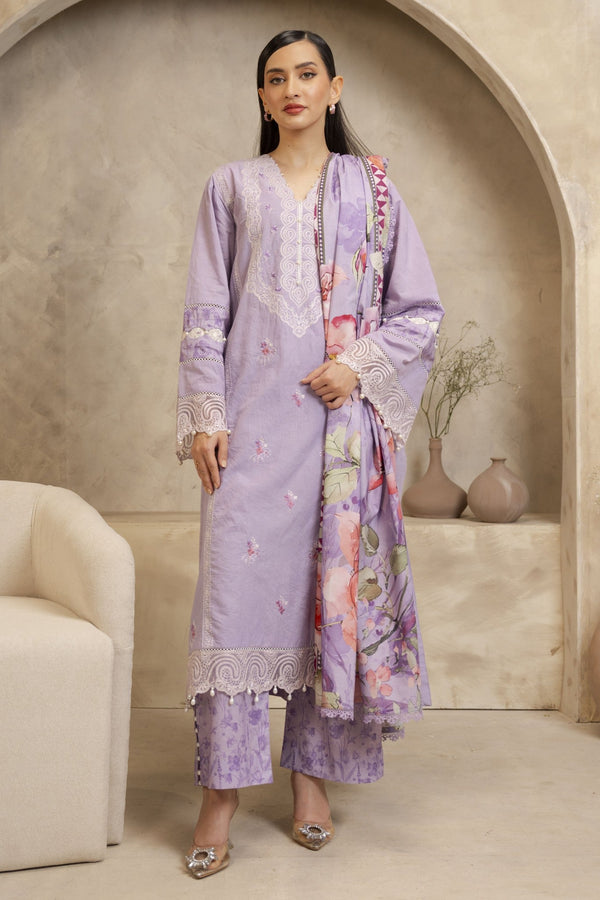 Zellbury Unstitched 3 Piece Summer Lawn Vol-03 Collection'2025-WUS-0071 - Lilac