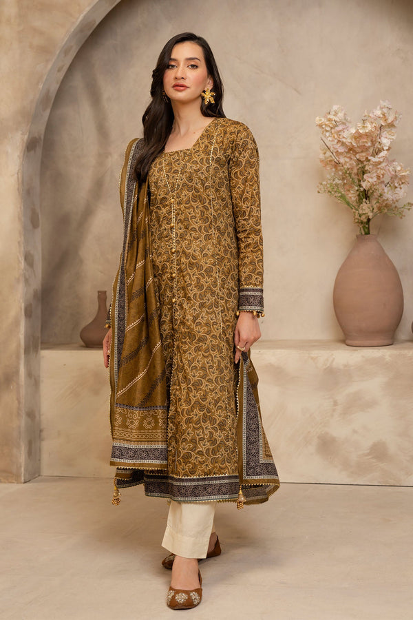 Zellbury Unstitched 2 Piece Summer Lawn Vol-02 Collection'2025-WUS-0089 -  Golden
