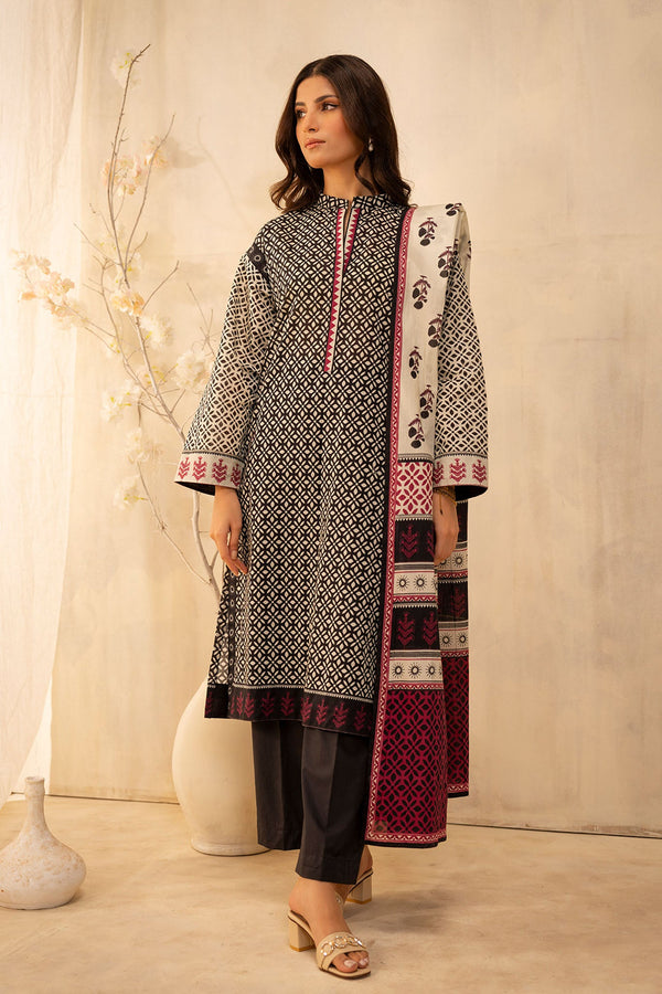 Zellbury Unstitched 2 Piece Summer Collection'2025-WUS-0090 - Black