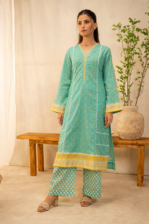Zellbury Unstitched 2 Piece Summer Lawn Vol-02 Collection'2025-WUS-0096 -  Ferozi