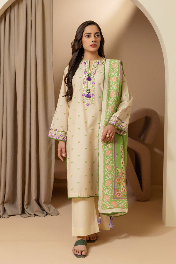 Zellbury Unstitched 2 Piece Summer Collection'2025-WUS-0105 - Skin