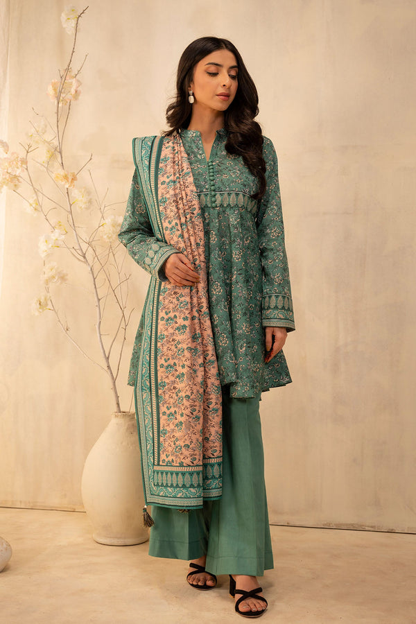 Zellbury Unstitched 3 Piece Summer Collection'2025-WUS-0119 - Mehndi
