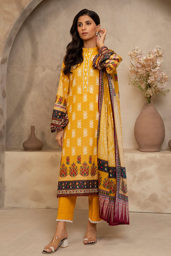 Zellbury Unstitched 3 Piece Summer Collection'2025-WUS-0128 - Mustard