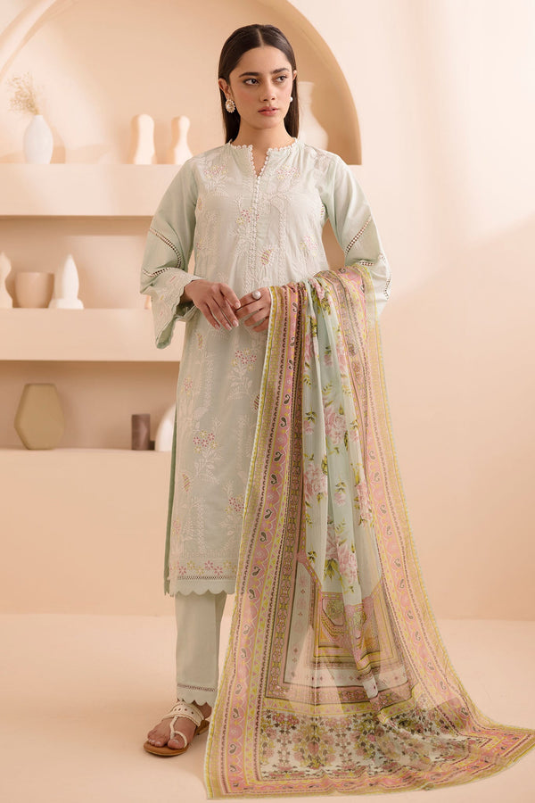 Zellbury Unstitched 3 Piece Summer Lawn Vol-02 Collection'2025-WUS-0143 -  Off White