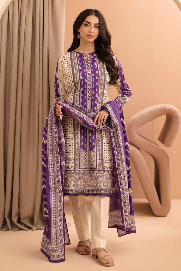 Zellbury Unstitched 2 Piece Summer Lawn Vol-02 Collection'2025-WUS-0162 -  Purple