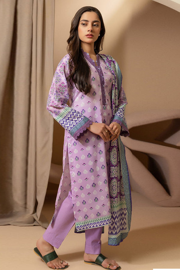 Zellbury Unstitched 3 Piece Summer Lawn Vol-03 Collection'2025-WUS-0178 - Lilac