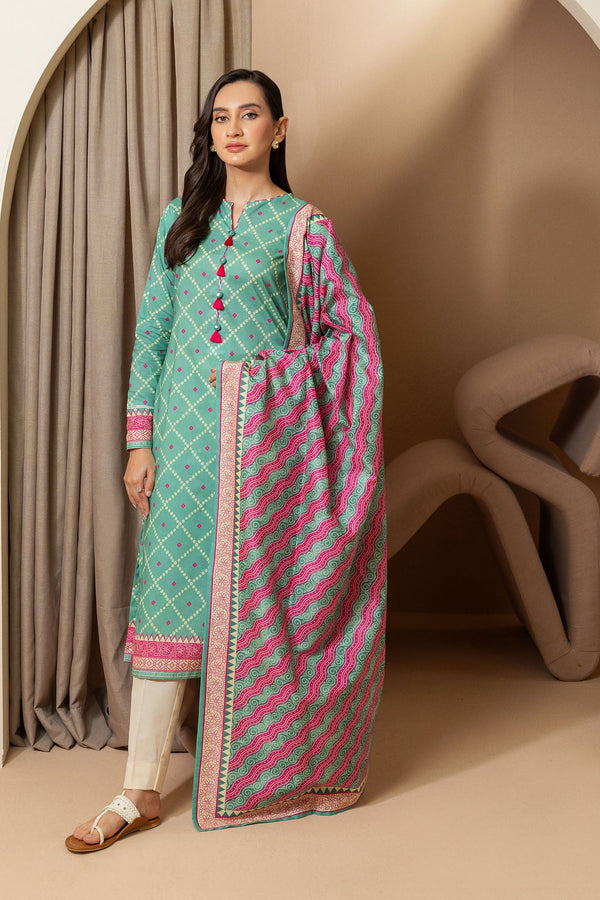 Zellbury Unstitched 2 Piece Summer Lawn Vol-02 Collection'2025-WUS-0228 -  Mint
