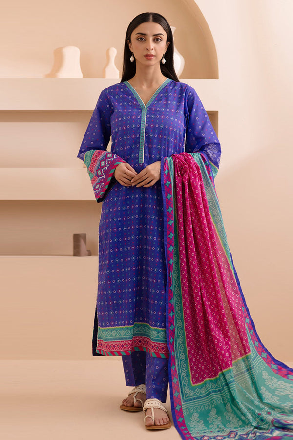 Zellbury Unstitched 3 Piece Summer Lawn Vol-03 Collection'2025-WUS-0266 - Blue