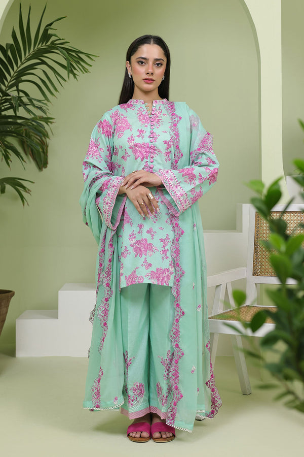 Zellbury Unstitched 3 Piece Summer Collection'2025-WUS-1368 - Mint