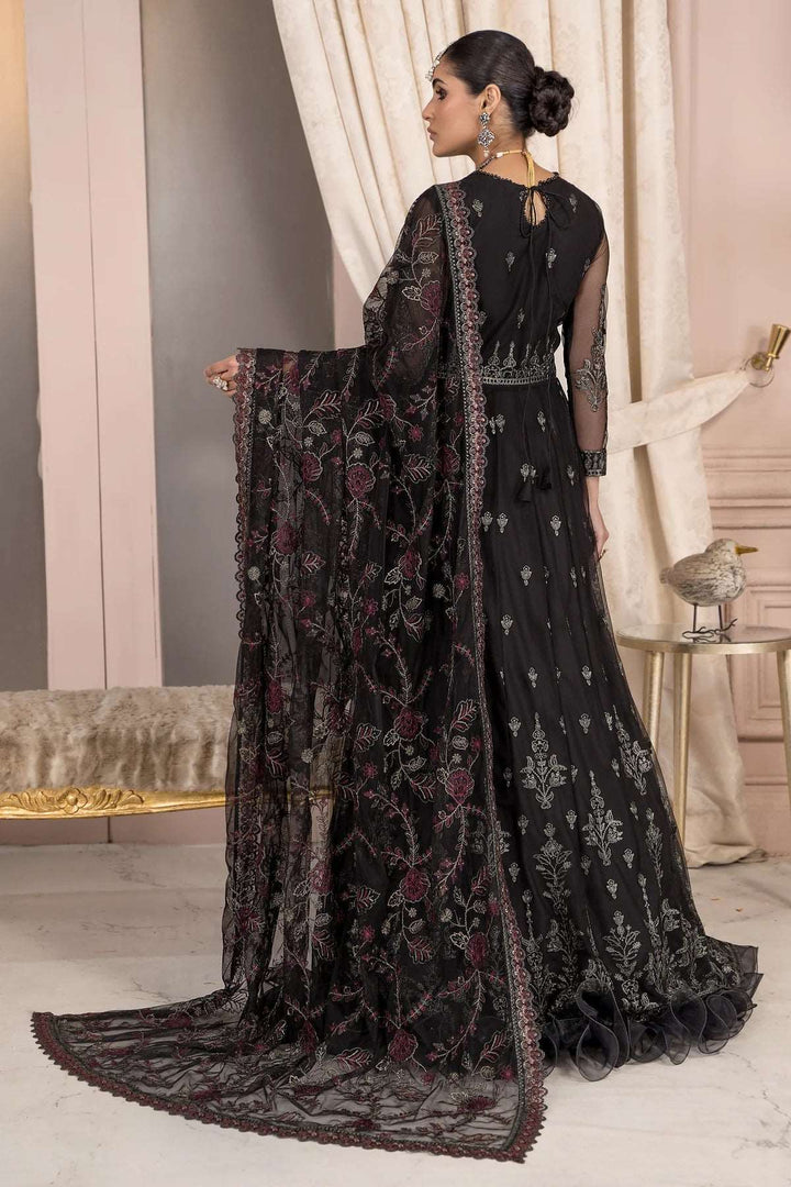 Afreen by Zarif Unstitched 3 Piece Festive Formal Collection'2023-ZA-03-Black Affair