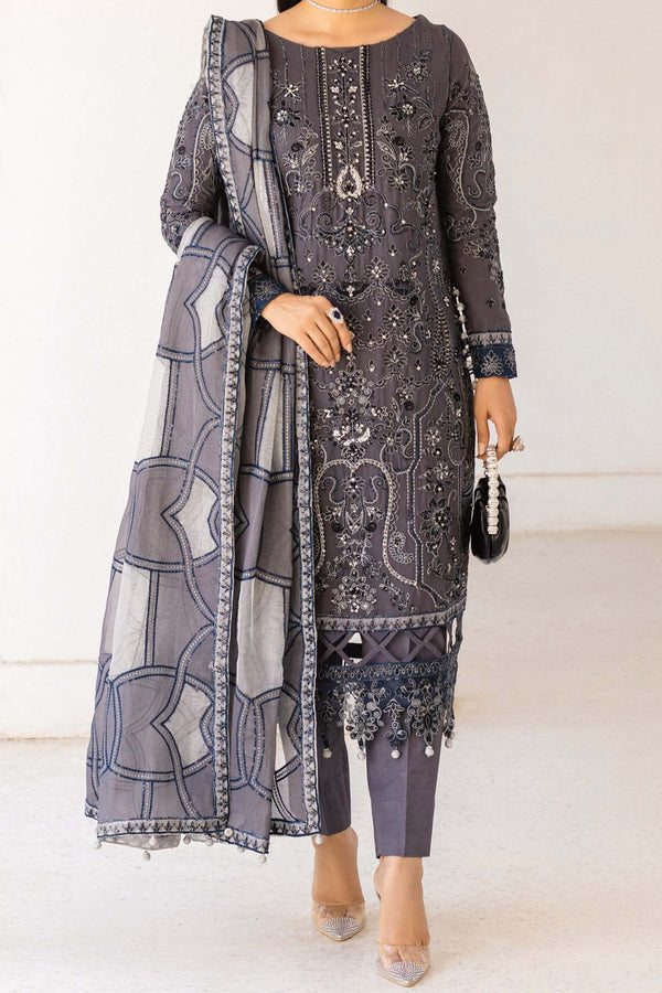Zimal by Emaan Adeel Unstitched 3 Piece Luxury Formals Collection'2023-ZM-08-Zeba