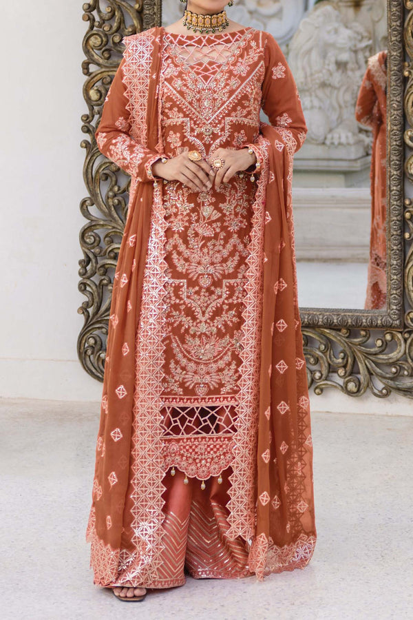 Zimal by Emaan Adeel Unstitched 3 Piece Luxury Formals Collection'2023-ZM-09-Gulaal
