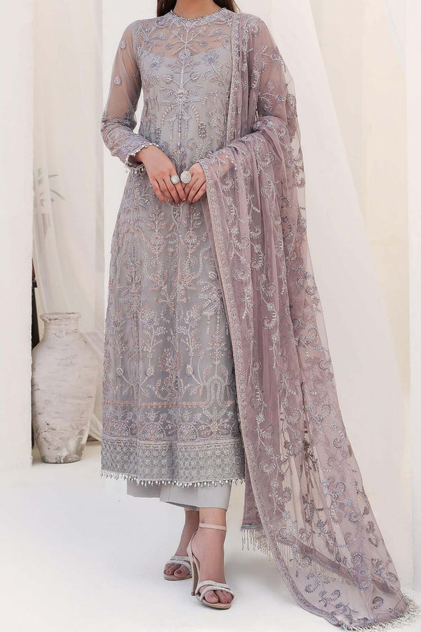 Nazneen by Zarif Unstitched 3 Piece Luxury Formal Collection'2023-ZN-02-Misty
