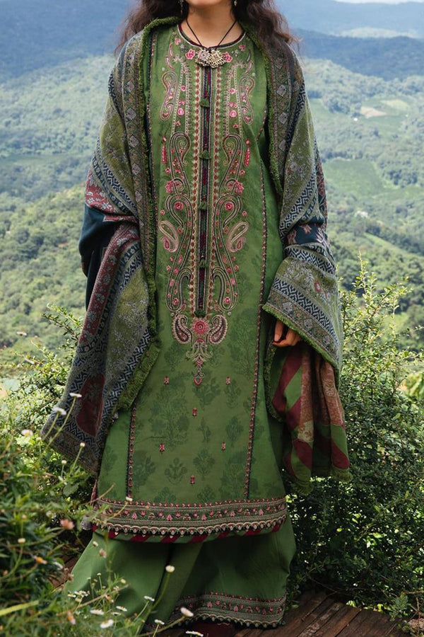Zara Shahjahan Unstitched 3 Piece Winter Shawl Collection'2022-Zoya