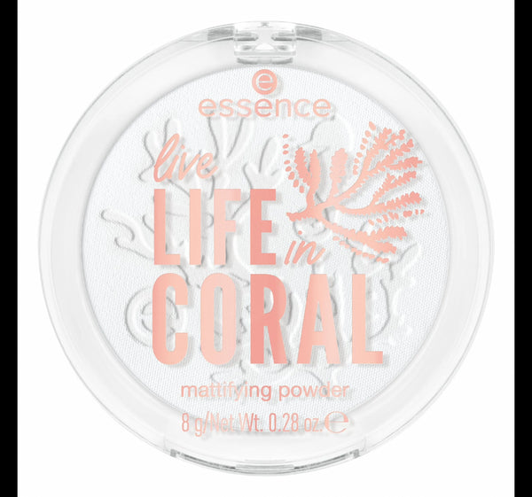 Essence - LIFE in CORAL mattifying powder 01