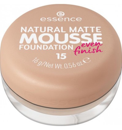 Essence - NATURAL MATTE MOUSSE FOUNDATION 15
